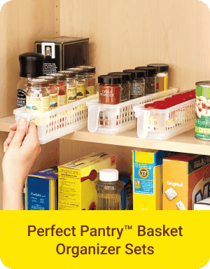 Perfect Pantry™ Basket Organizer Sets