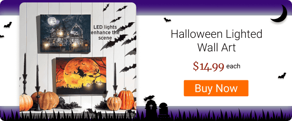 Halloween Lighted Wall Art