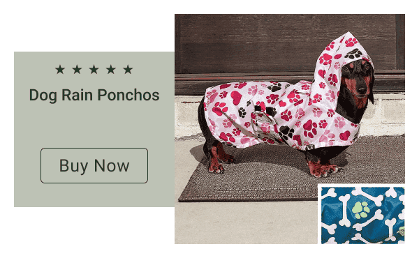 Dog Rain Ponchos