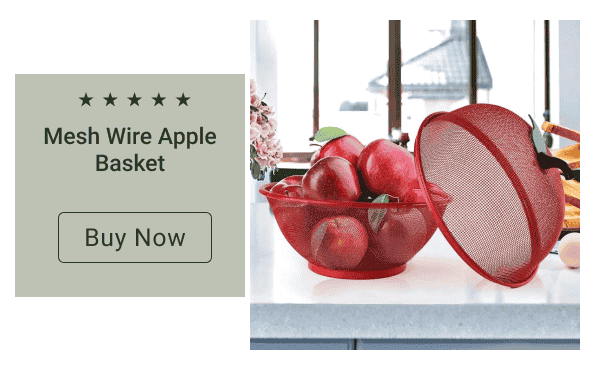 Mesh Wire Apple Basket