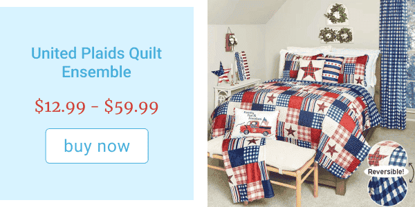 United Plaids Quilt Ensemble