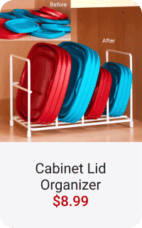 Cabinet Lid Organizer