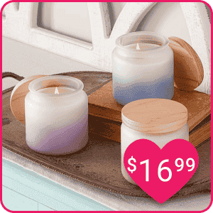 14-Oz. Ombre Frosted Scented Jar Candles