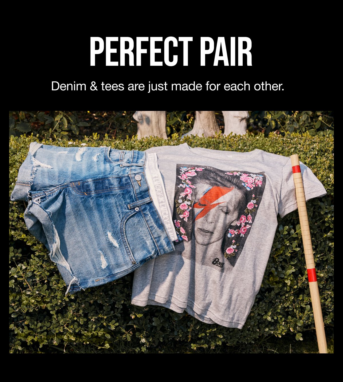 Perfect Pair | Denim & tees are just made for each other.