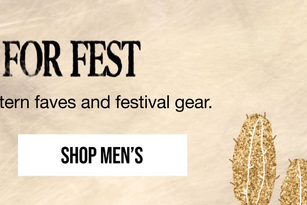 Go West For Fest Shop Mens