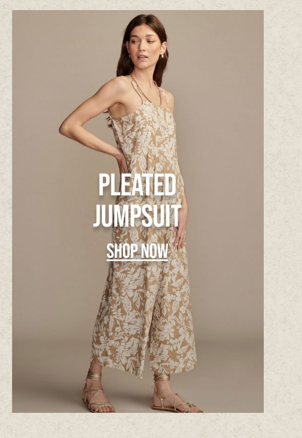 Pleated Jumpsuit Shop Now 