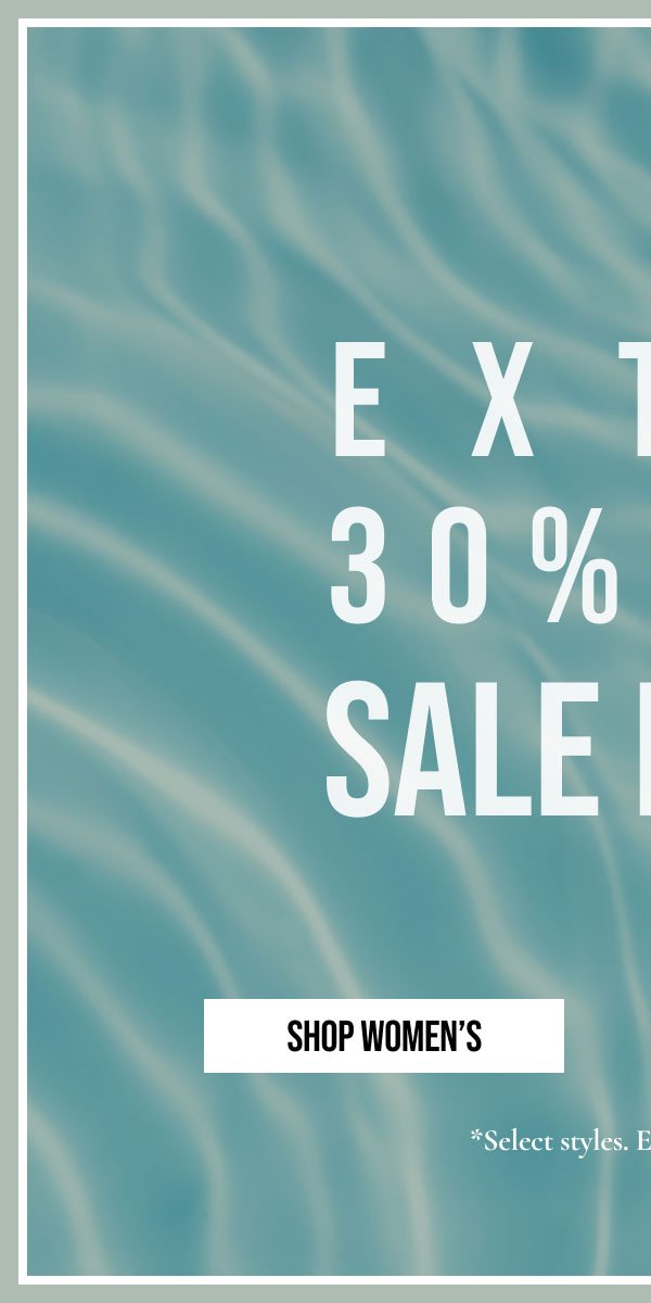 Extra 30% off Sale Items Shop Women's