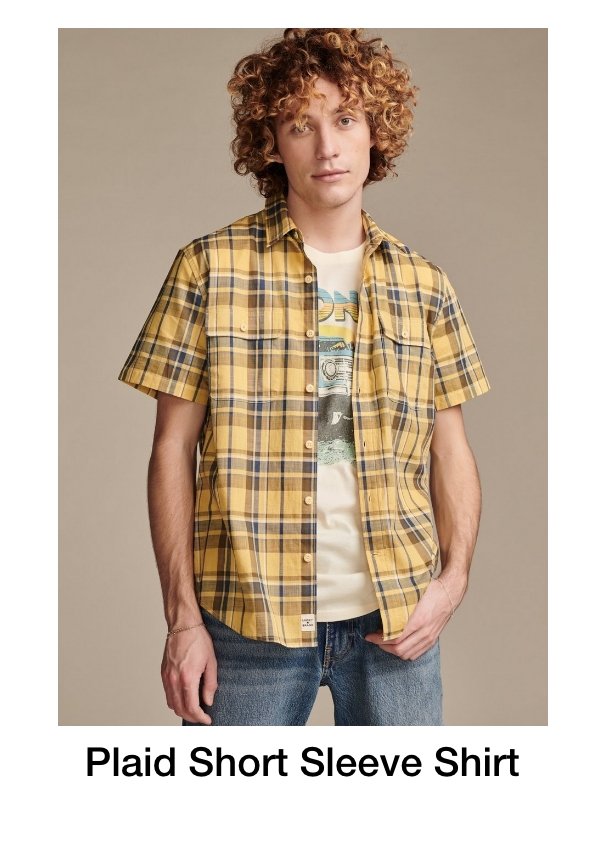 Plaid Short Sleeve Shirt