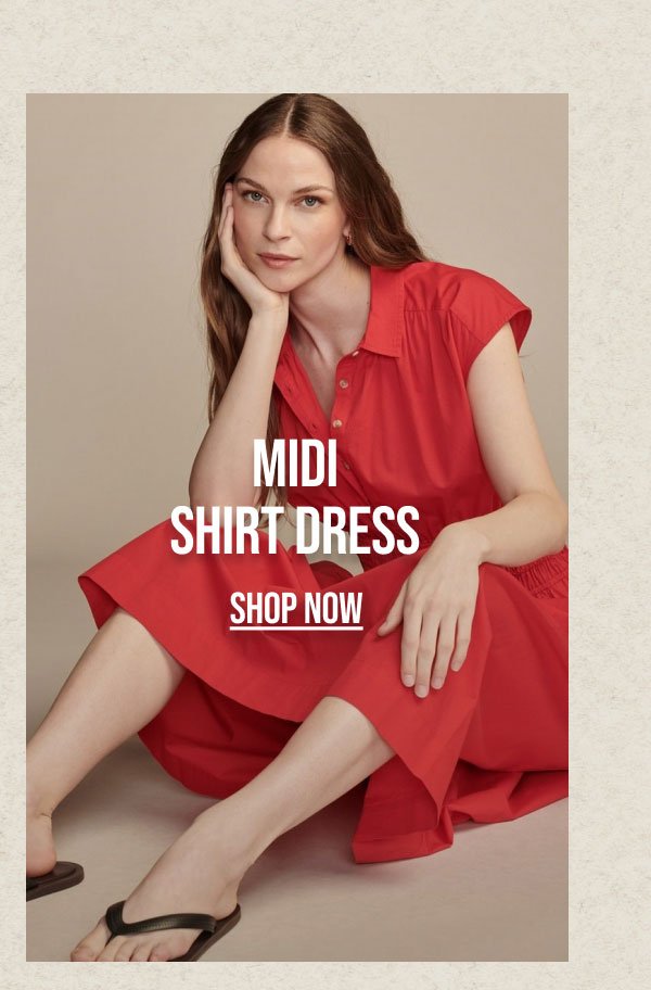 Midi Shirt Dress