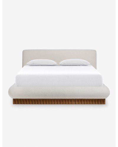 Billow Bed by Sarah Sherman Samuel - Ivory Boucle / King