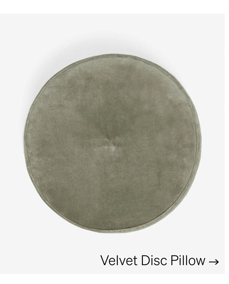 Shop Velvet Disc Pillow