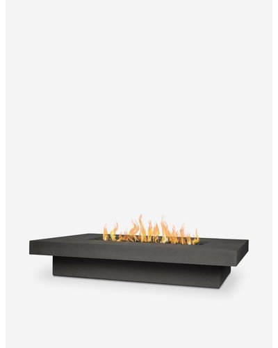 Pascual Fire Table-Carbon / Long Rectangle