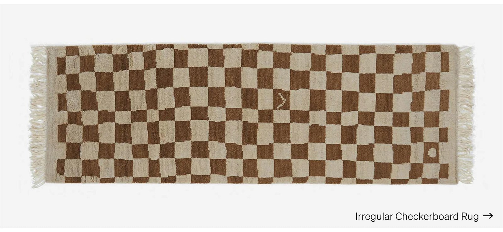 Shop Irregular Checkerboard Rug