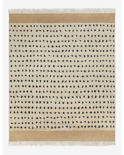 Irregular Dots Hand-Knotted Wool Rug by Sarah Sherman Samuel - 2'6" x 8'