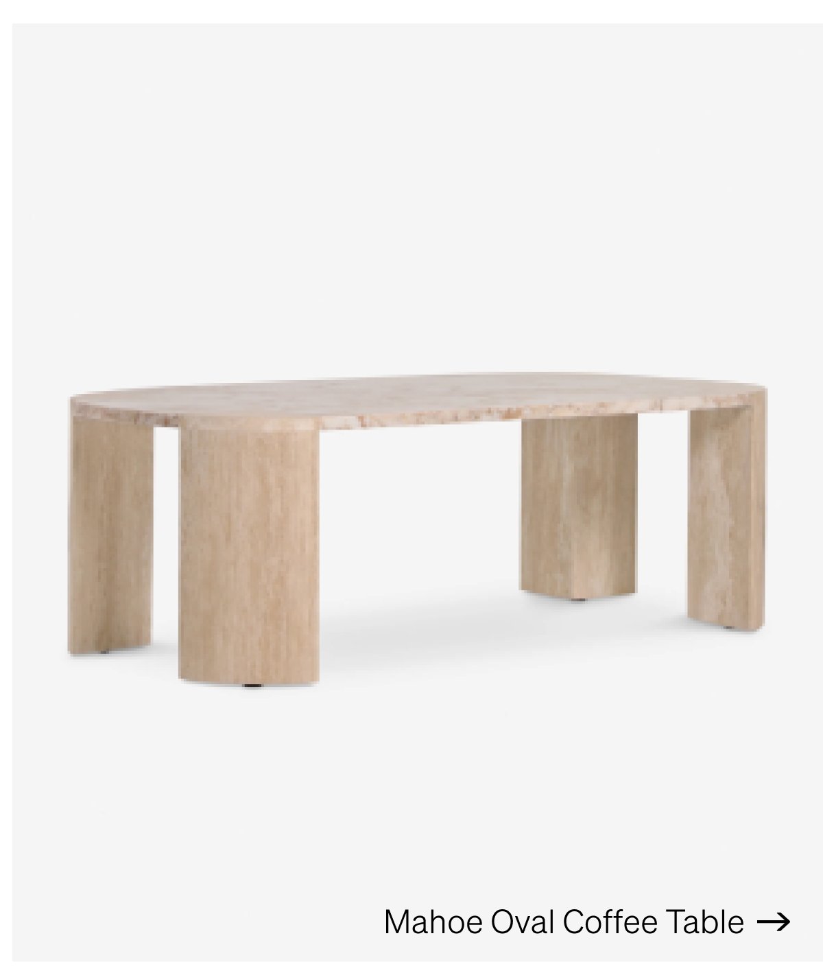 Shop Mahoe Oval Coffee Table