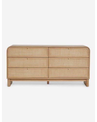 Suzette Wide Dresser - Natural Oak