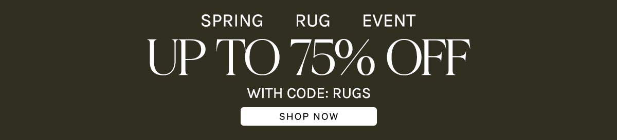 Shop Spring Rug Event