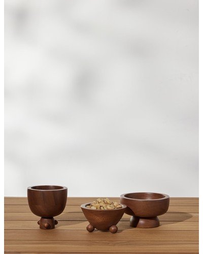 Mini Bowls (Set of 3) by Sarah Sherman Samuel - Walnut