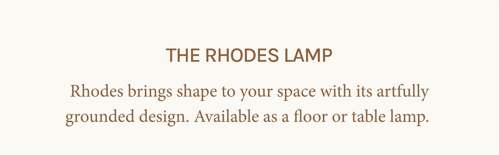 Shop Rhodes Lamp