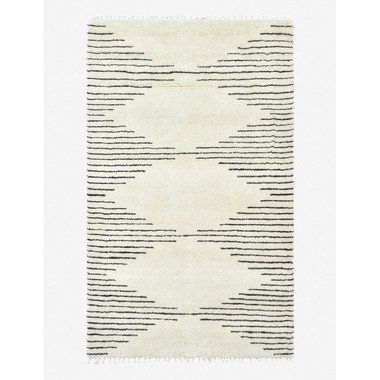 Ceyda Hand-Knotted Wool-Blend Moroccan Style Rug-8' x 10'