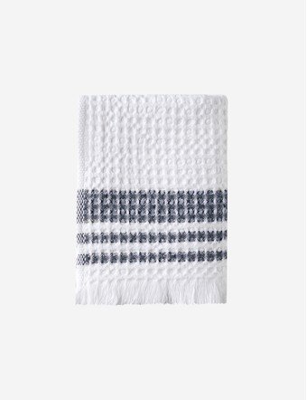 Organic Belgian Waffle Hand Towels (Set of 2) by Mungo-Ink