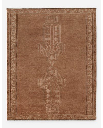 Velasquez Hand-Knotted Wool Rug - Rust / 2'6" x 8' Runner