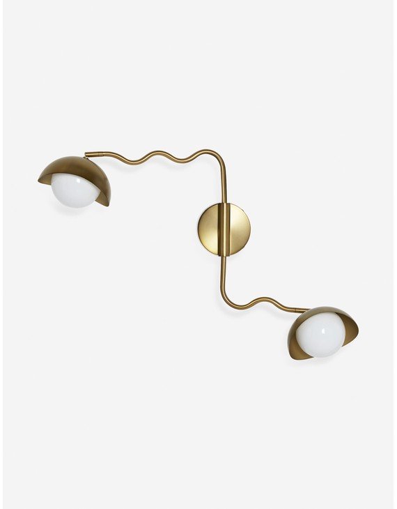 Kukka Adjustable Sconce by Sarah Sherman Samuel - Brass