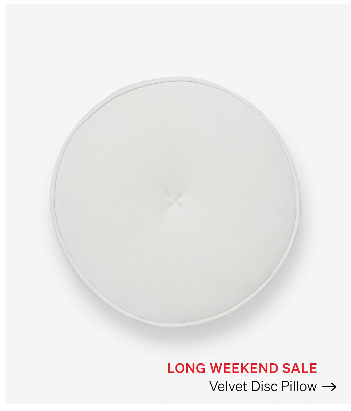 Shop Velvet Disc Pillow