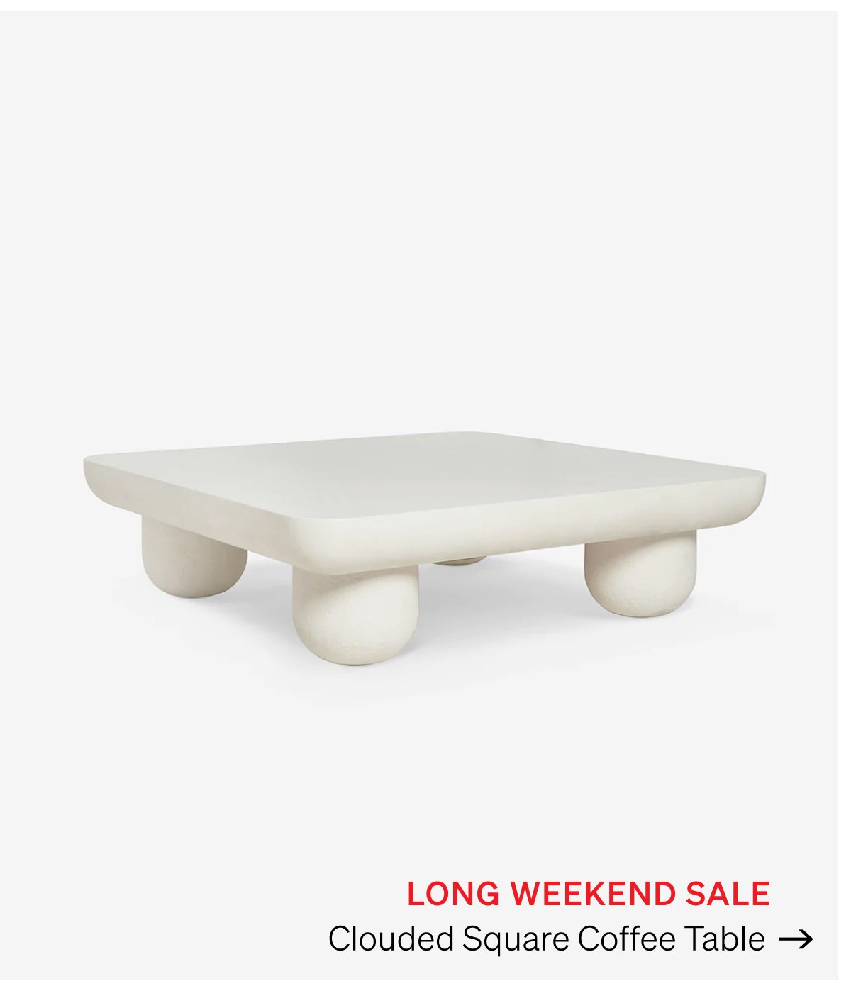 Shop Clouded Square Coffee Table