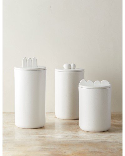 Shapeshifter Ceramic Canister (Set of 3) by Sarah Sherman Samuel - Set of 3