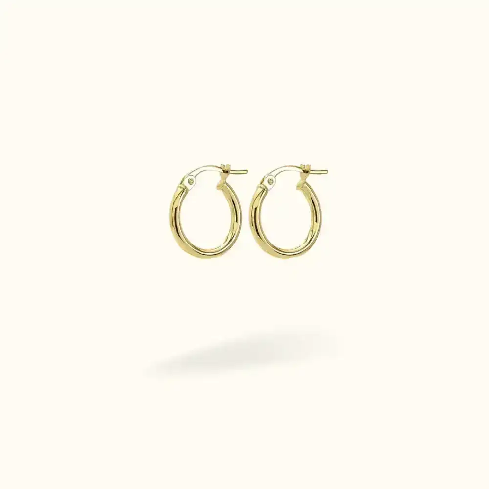 Image of 14k Classic Hoops