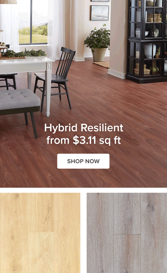 Hybrid from \\$3.11 sq ft | Shop Now