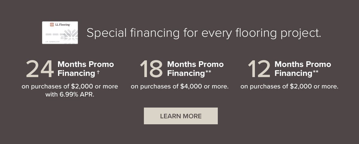24 Months Special Financing with Professional Installation