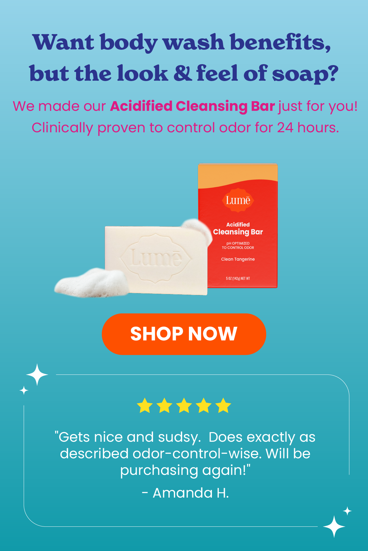 Acidified Cleansing Bar