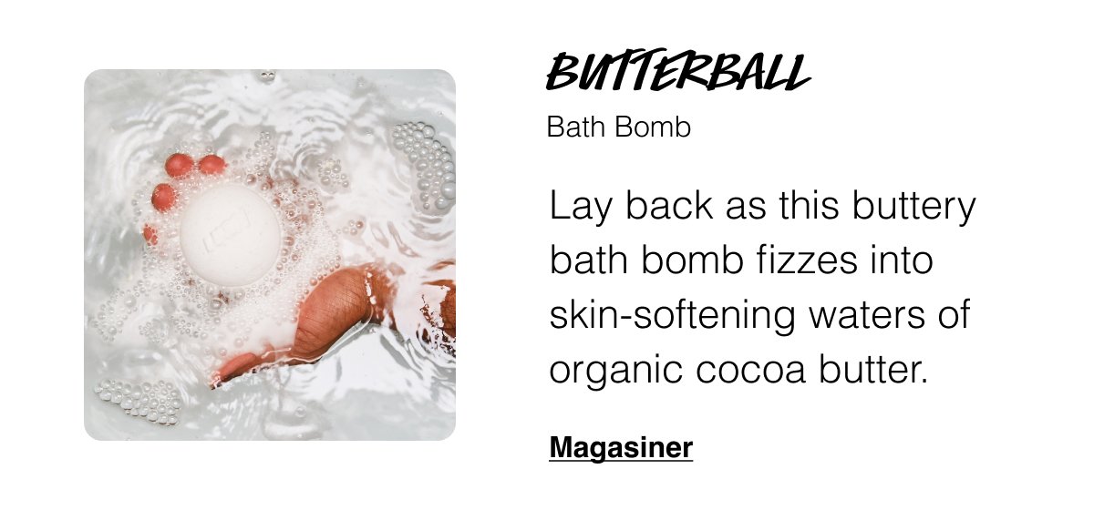 Butterball Bath Bomb: Shop Now.