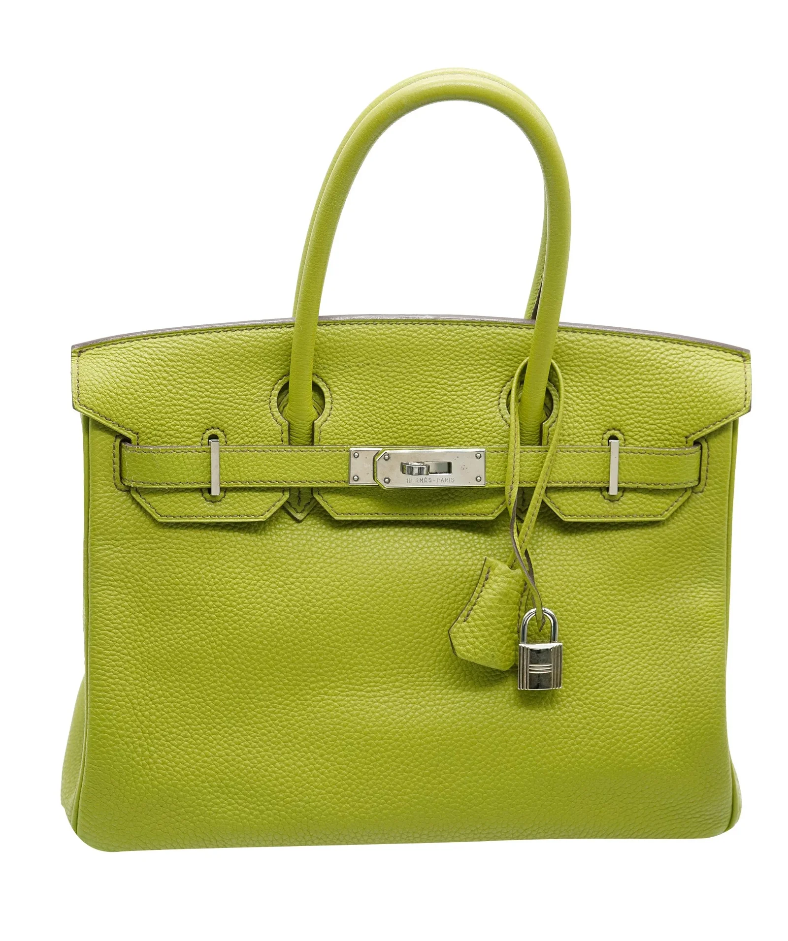 Image of Hermès Birkin 30 Togo Vert Anis with PHW - ASL10234