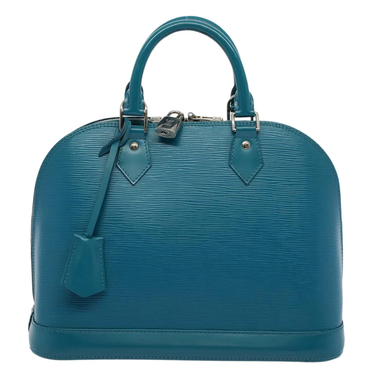 Image of Louis Vuitton Epi Alma PM Hand Bag Blue Cyan M40624 LV Auth 59680A AJCSC1063