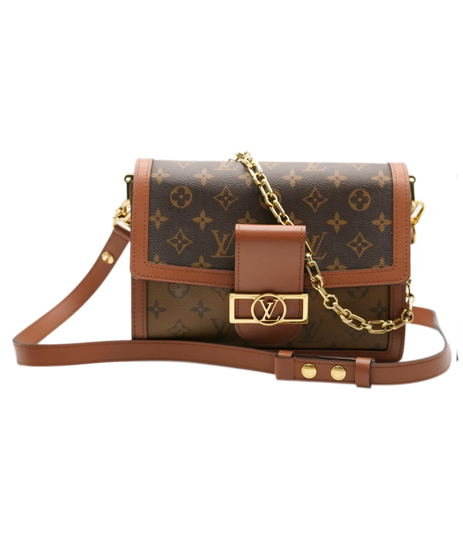 Image of Louis Vuitton Monogram & Monogram Reverse Dauphine MM ABC0276