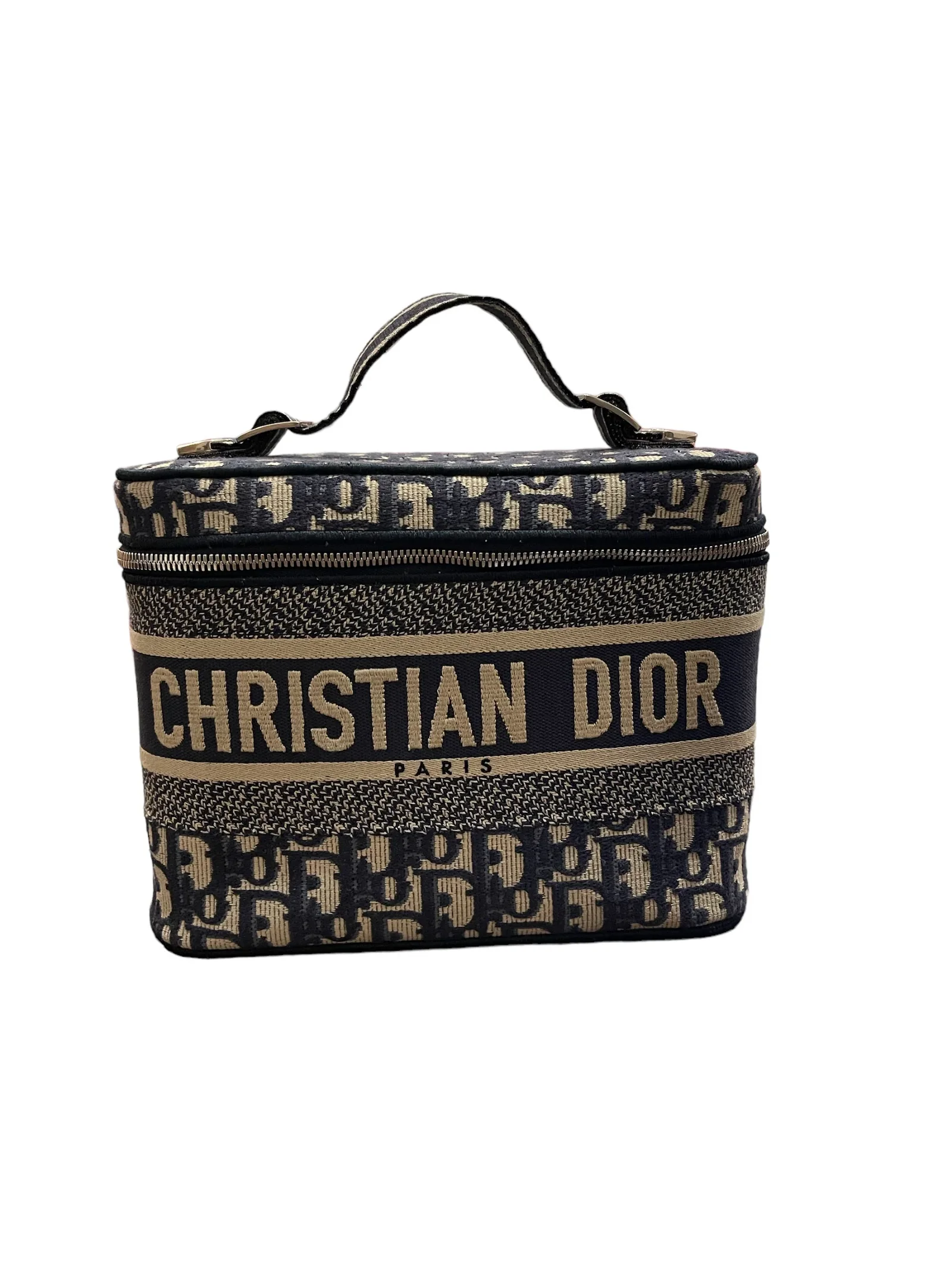 Image of Christian Dior Dior Oblique Jacquard Vanity Top Handle SHW