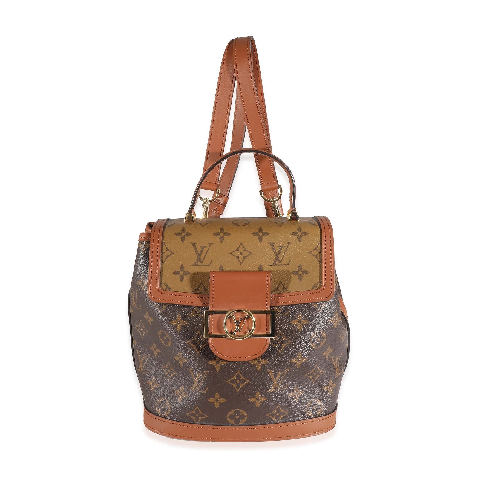 Image of Louis Vuitton Monogram Reverse Canvas Dauphine Backpack