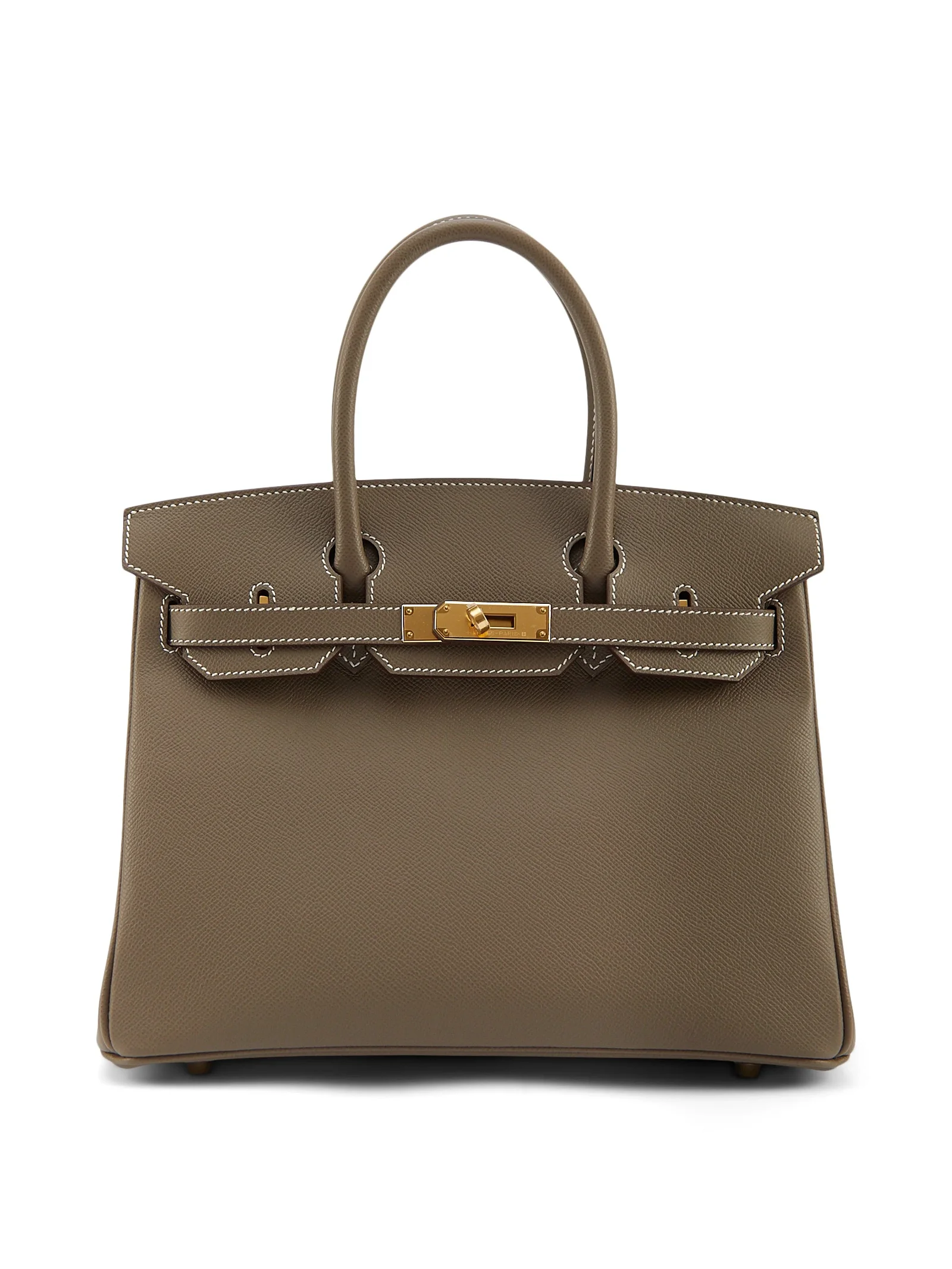 Image of HERMÈS BIRKIN 30CM ETOUPE Epsom Leather with Gold Hardware