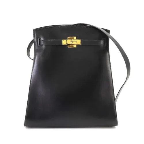 Image of Hermes Kelly Sport GM Black Boxcalf GHW AVCSC1173