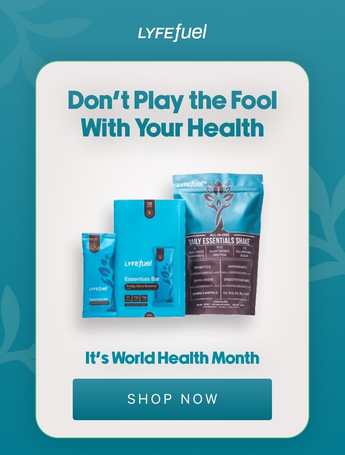 Unleash you max potential this world health month