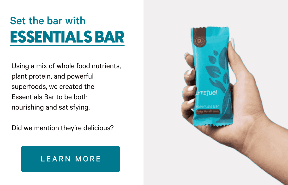 Raise the bar with Essentials Bar