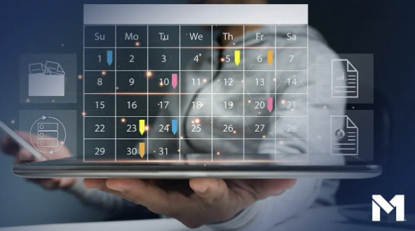 Marked Digital Calendar