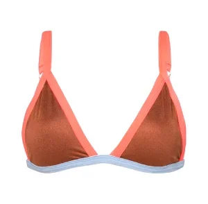 Maaji Amber Brown Rewind Fixed Triangle Bikini Top