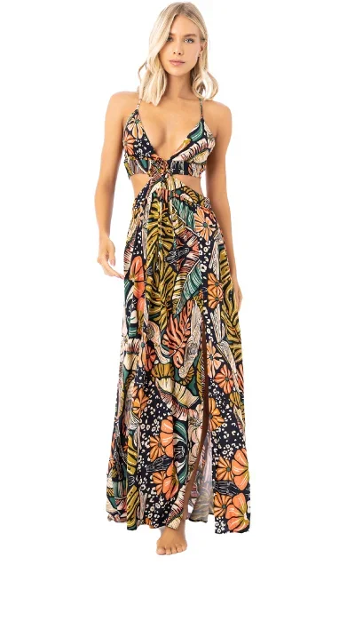 Maaji Tropical Jaguar Lixxy Long Dress