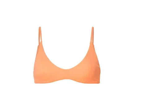Maaji Vibrant Apricot Liberties Classic Bralette Bikini Top