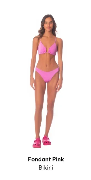 Maaji Fondant Pink Bia U Wire Bralette Bikini Top