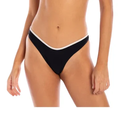 Maaji Midnight Ash Loren Regular Rise Thin Side Bikini Bottom